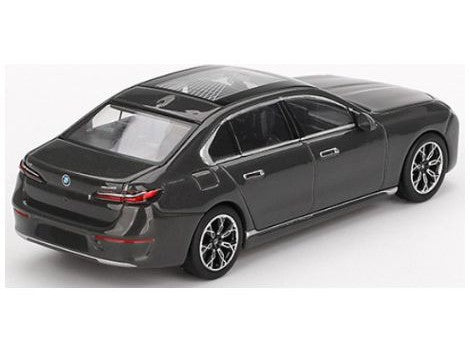 BMW i7 xDrive60 Dravit Grey - 1:64 Scale Model Car-MINI GT-Diecast Model Centre