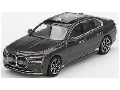 BMW i7 xDrive60 Dravit Grey - 1:64 Scale Model Car-MINI GT-Diecast Model Centre