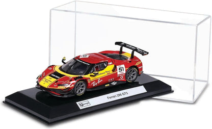 Ferrari Racing 296 GT3 Coche a Escala 1:43 Bburago de Metal Fundido a Presión