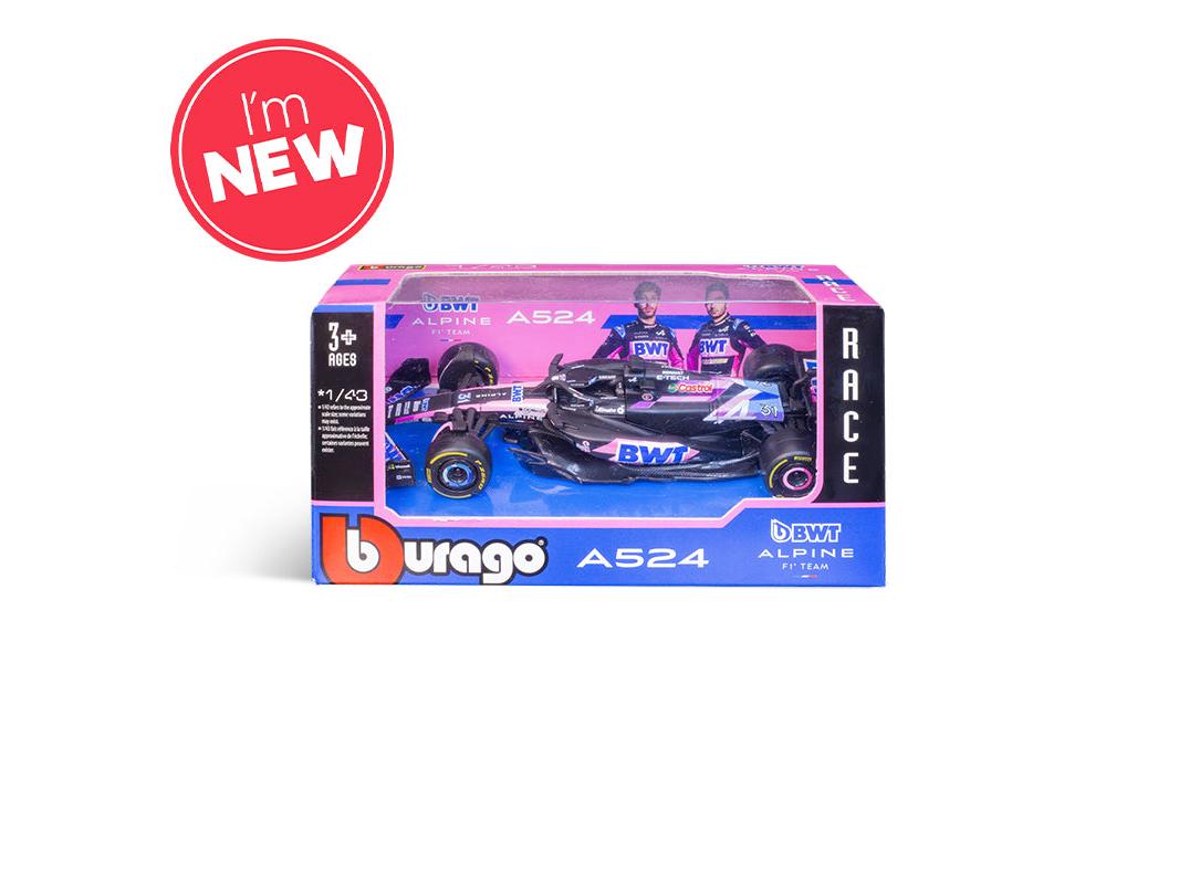BWT Alpine F1 Team A524 #31 F1 2024 Esteban Ocon 1:43 Scale Bburago Diecast Model