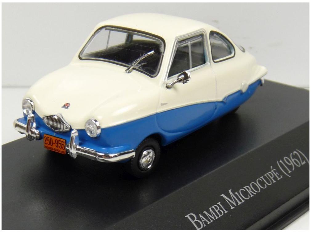 Bambi Microcoupe Blue/White (Argentina Spec.) 1:43 Scale Diecast Model-Unbranded-Diecast Model Centre