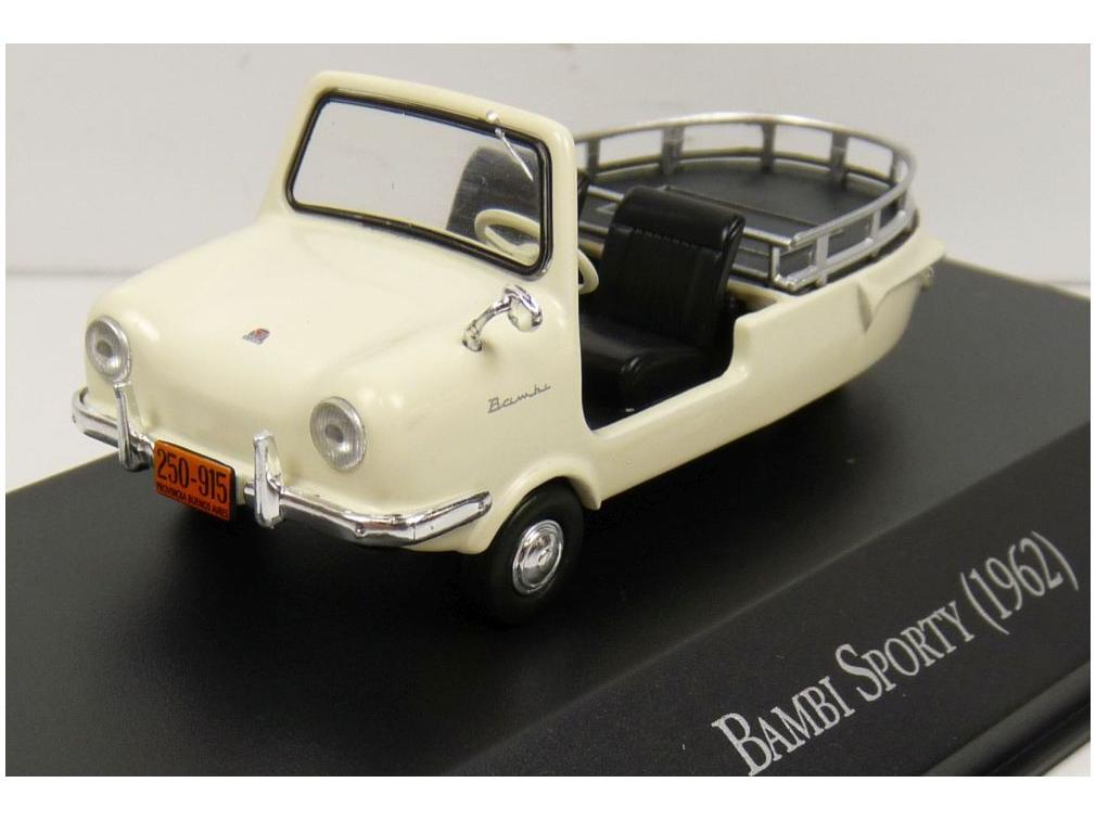 Bambi Sporty White/Cream 1962 (Argentina Spec.) 1:43 Scale Diecast Model-Unbranded-Diecast Model Centre