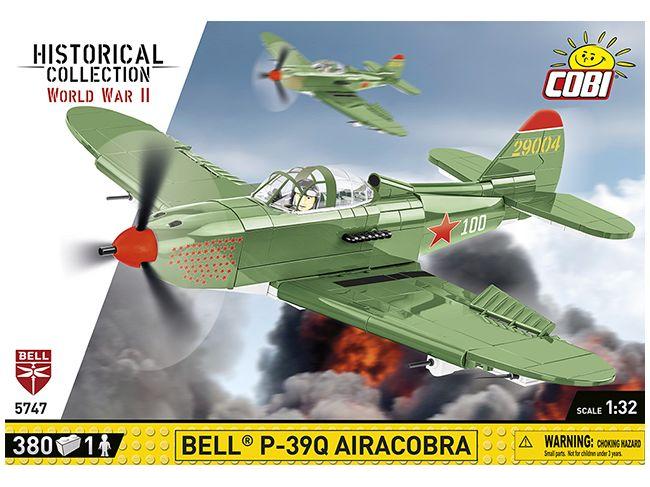 Bell P-39Q Airacobra Soviet WWII (380 pcs) Cobi Brick Build Kit-Cobi-Diecast Model Centre