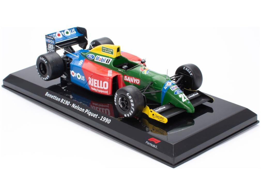 Benetton B190 Nelson Piquet F1 1990 1:24 Scale Diecast Model-Unbranded-Diecast Model Centre