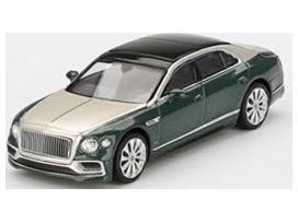 Bentley Flying Spur White Sand Verdant (LHD) 1:64 Scale MINI GT Diecast Model-MINI GT-Diecast Model Centre
