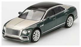 Bentley Flying Spur White Sand Verdant (RHD) 1:64 Scale MINI GT Diecast Model-MINI GT-Diecast Model Centre
