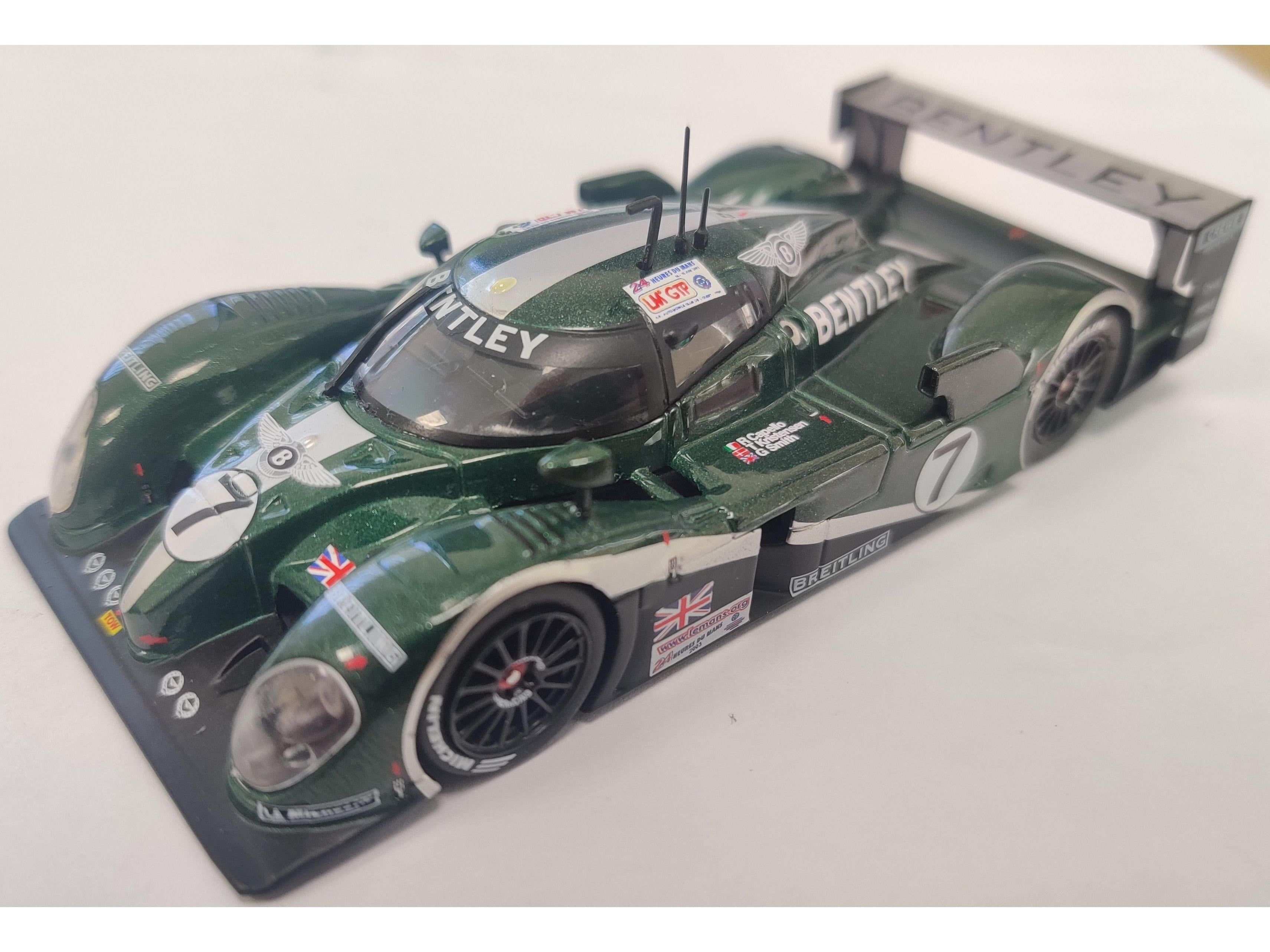 Bentley Speed 8 #7 Capello Kristensen Smith Winner Le Mans 24H 2003 1:43 Scale Diecast Model Car-Unbranded-Diecast Model Centre