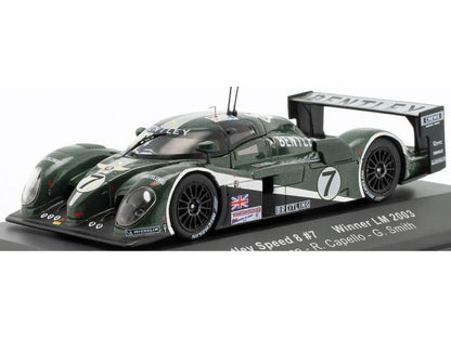 Bentley Speed 8 #7 Winner 24h Le Mans 2003 Kristensen/Capello/Smith 1:43 Scale IXO Diecast Model Car-IXO-Diecast Model Centre