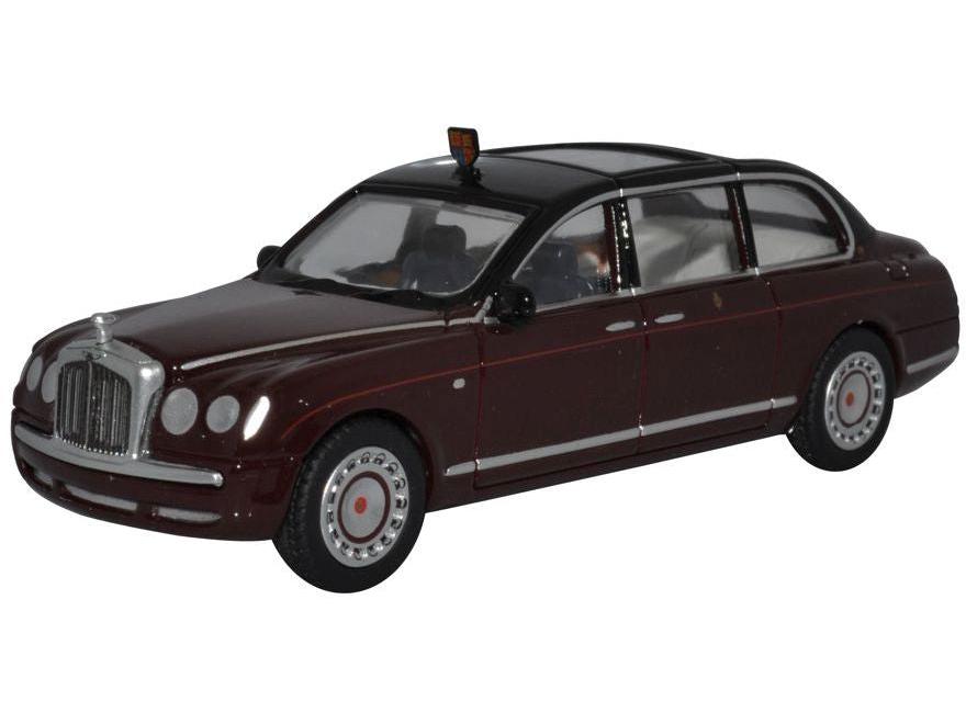 Bentley State Limousine HM The Queen 1:76 Scale Diecast Model Car – Oxford Diecast-Oxford Diecast-Diecast Model Centre