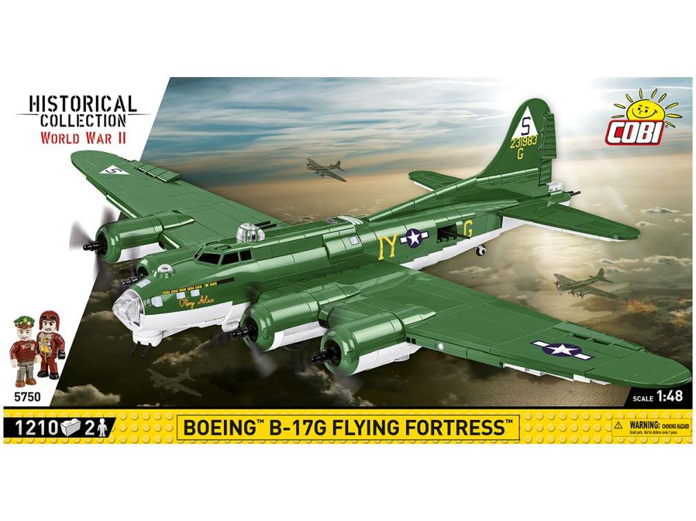 Boeing B-17G Flying Fortress (1232 pcs) Cobi Brick Build Kit-Cobi-Diecast Model Centre