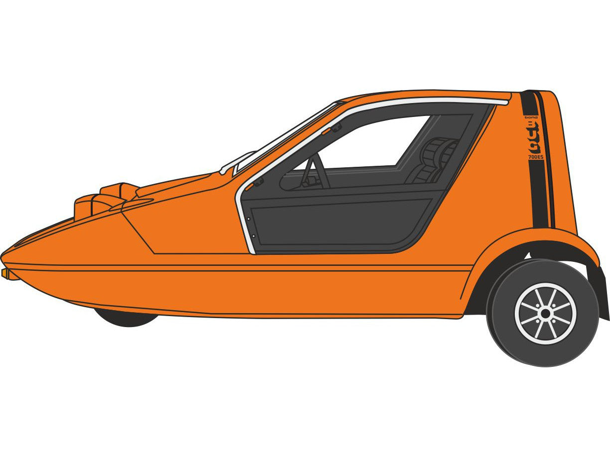 Bond Bug orange - 1:76 Scale Diecast Model Car-Oxford Diecast-Diecast Model Centre