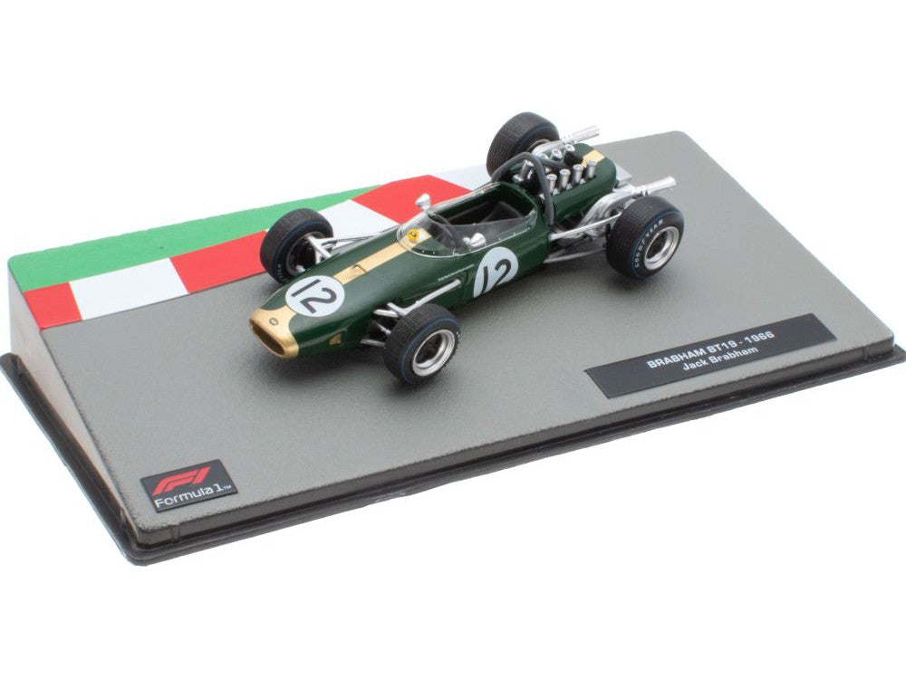 Brabham BT19 #12 F1 1966 Jack Brabham - 1:43 Scale Diecast Model Car-Unbranded-Diecast Model Centre