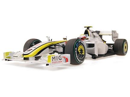 Brawn GP BGP001 Winner F1 European GP 2009 Rubens Barrichello 1:18 Scale Diecast Car – Minichamps-Minichamps-Diecast Model Centre