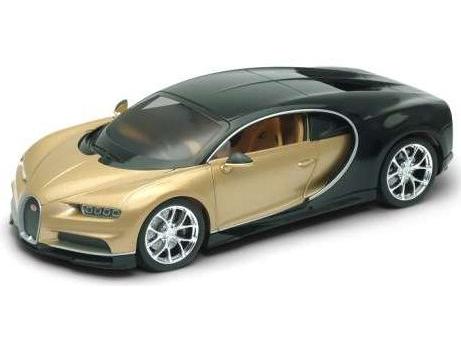 Bugatti Chiron 2016 Gold 1:24 Scale Welly Diecast Model-Welly-Diecast Model Centre