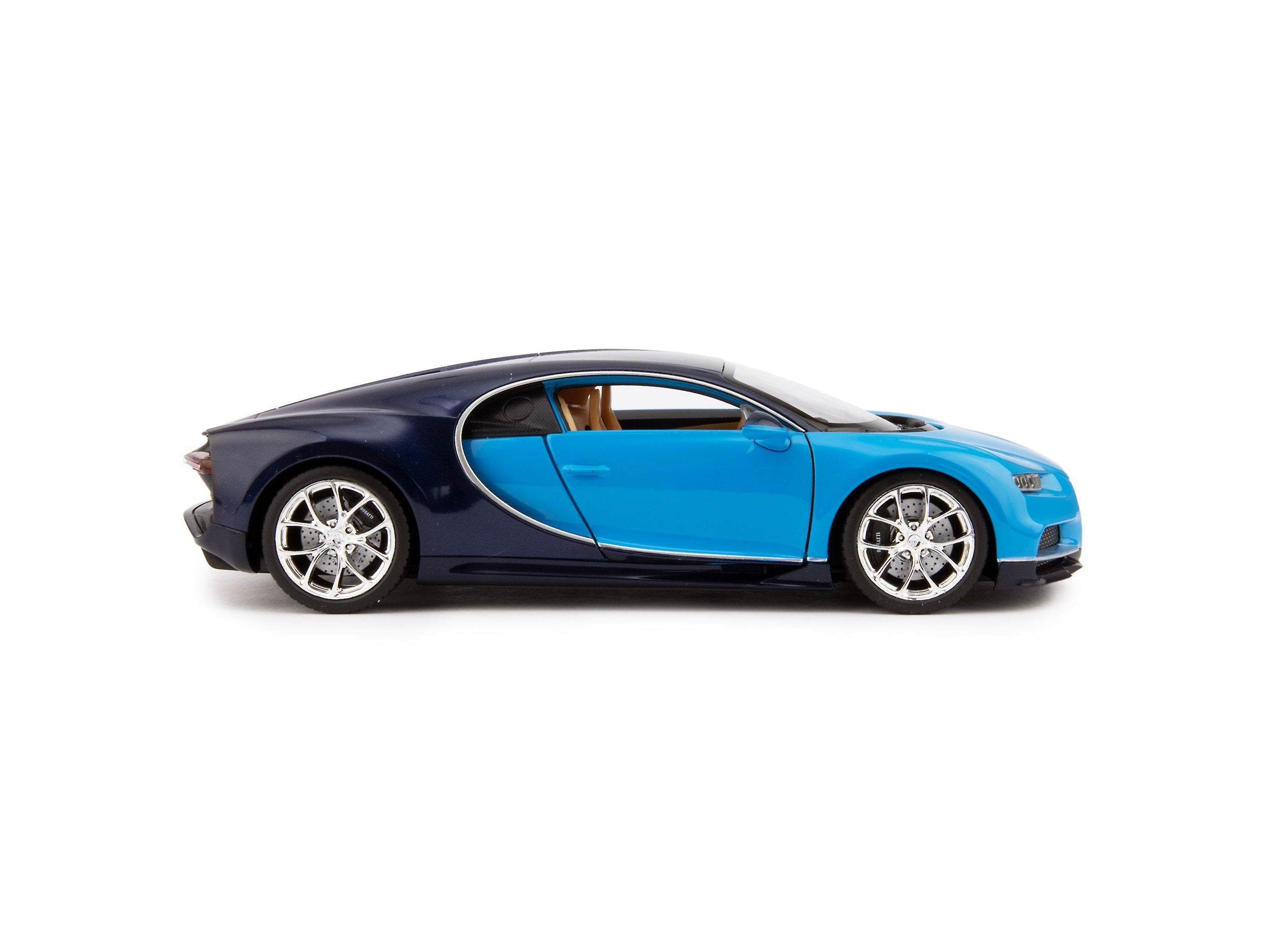 Bugatti Chiron 2016 blue - 1:24 Scale Model Car-Welly-Diecast Model Centre