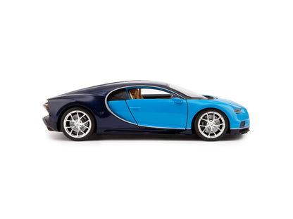 Bugatti Chiron 2016 blue - 1:24 Scale Model Car-Welly-Diecast Model Centre