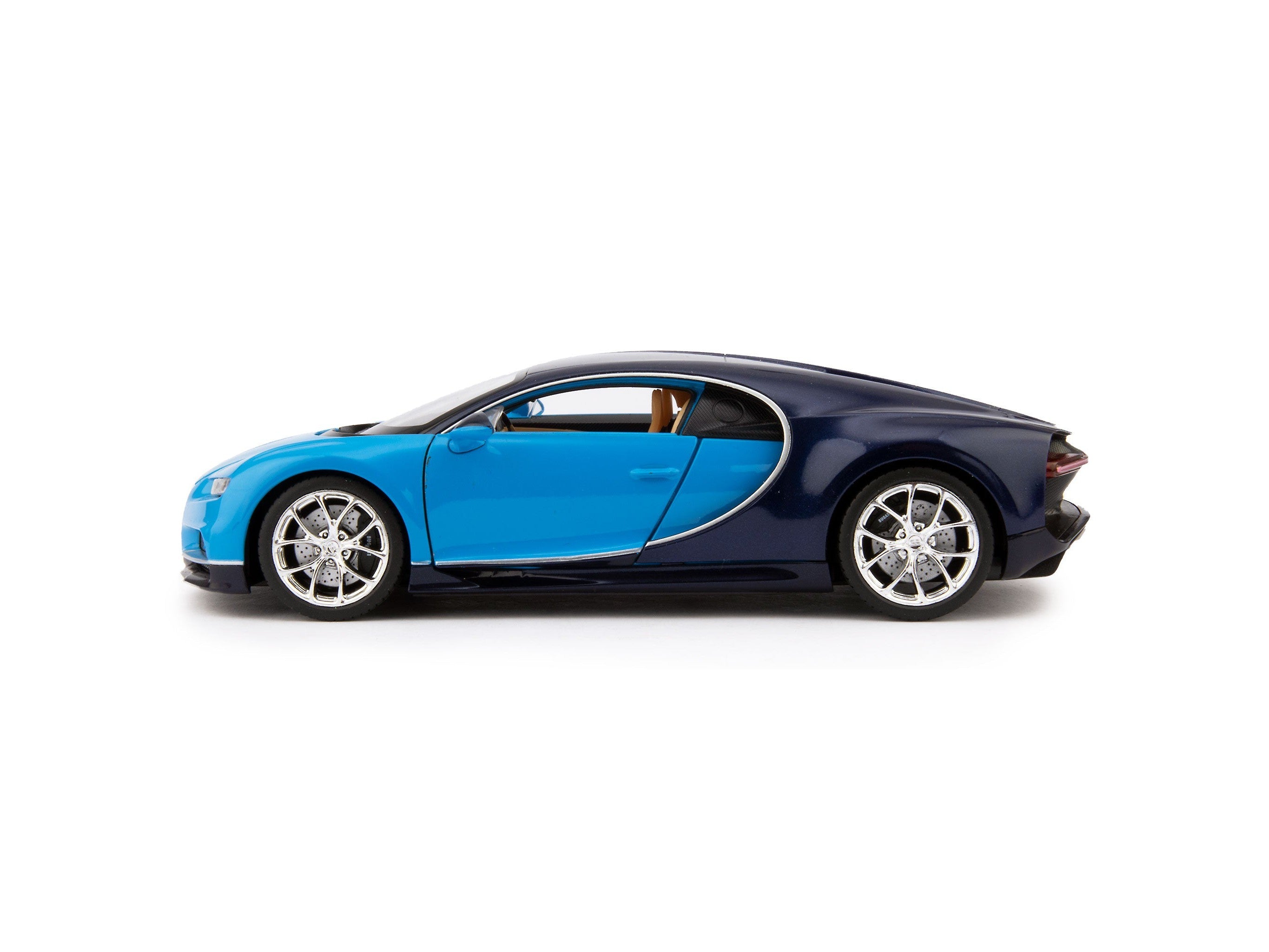 Bugatti Chiron 2016 blue - 1:24 Scale Model Car-Welly-Diecast Model Centre