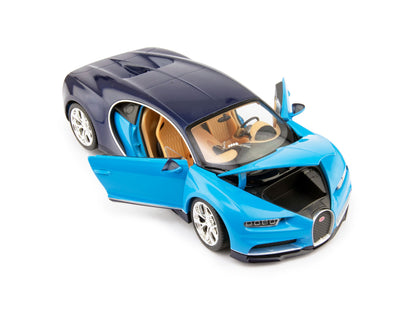 Bugatti Chiron 2016 blue - 1:24 Scale Model Car-Welly-Diecast Model Centre