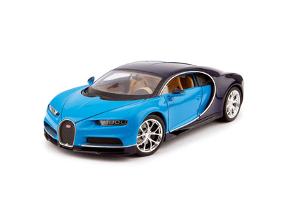 Bugatti Chiron 2016 blue - 1:24 Scale Model Car-Welly-Diecast Model Centre