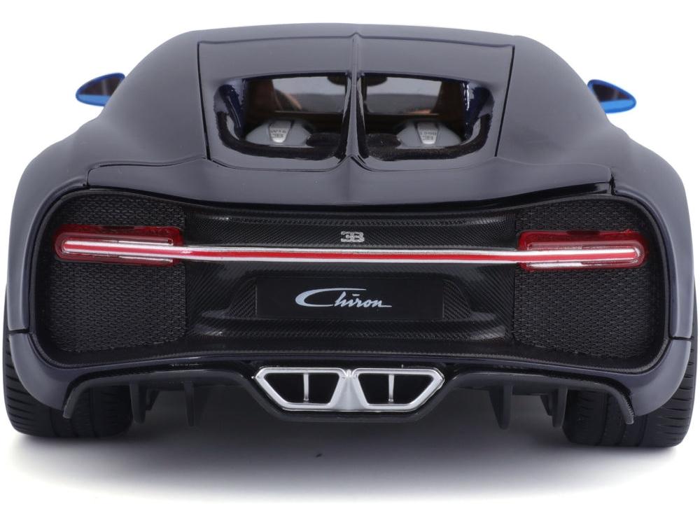 Bugatti Chiron Blue/Black 1:18 Scale Diecast Car – Bburago-Bburago-Diecast Model Centre