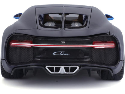 Bugatti Chiron Blue/Black 1:18 Scale Diecast Car – Bburago-Bburago-Diecast Model Centre