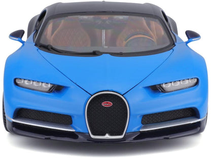 Bugatti Chiron Blue/Black 1:18 Scale Diecast Car – Bburago-Bburago-Diecast Model Centre
