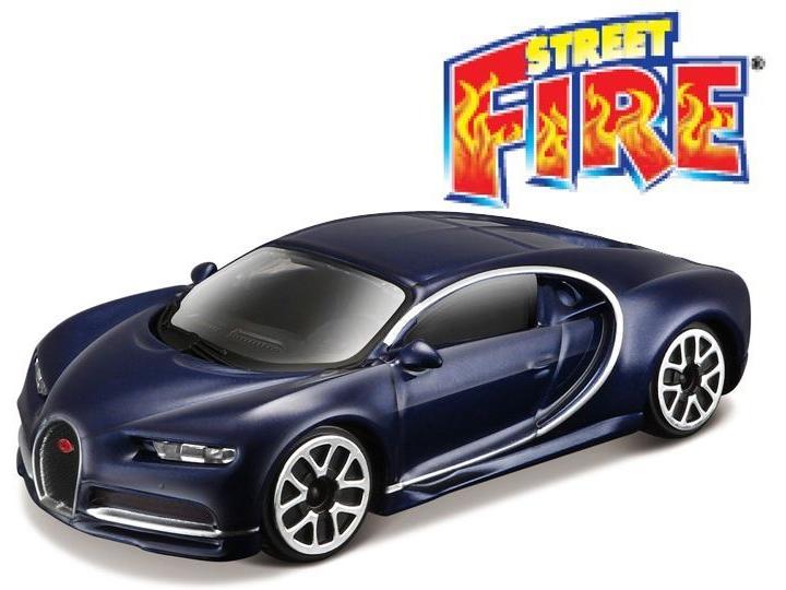 Bugatti Chiron Dark Blue 1:43 Scale Bburago Diecast Toy Car-Bburago-Diecast Model Centre