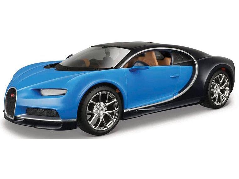 Bugatti Chiron Metal Kit Blue/Black 1:24 Scale Maisto-Maisto-Diecast Model Centre