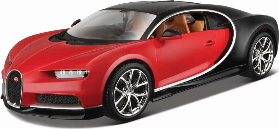 Bugatti Chiron Metal Kit Red/Black 1:24 Scale Maisto-Maisto-Diecast Model Centre