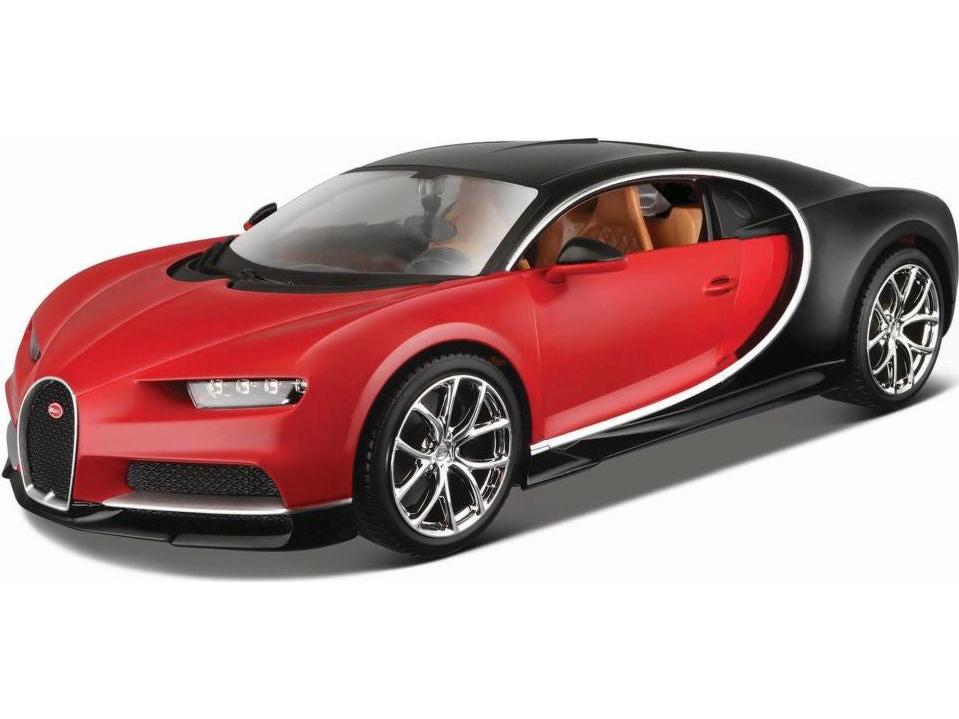 Bugatti Chiron Metal Kit Red/Black 1:24 Scale Maisto-Maisto-Diecast Model Centre