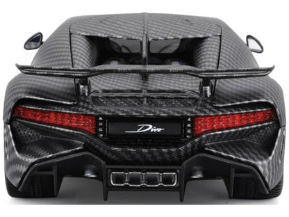 Bugatti Divo 2019 Carbon Bburago 50th Anniversary - 1:18 Scale Diecast Model Car-Bburago-Diecast Model Centre