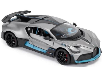Bugatti Divo Grey 1:18 Scale CMJ - Jian Feng Juan Toys Diecast Model Car-CMJ - Jian Feng Juan Toys-Diecast Model Centre