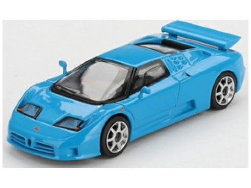 Bugatti EB110 Super Sport Blu Bugatti - 1:64 Scale Model Car-MINI GT-Diecast Model Centre