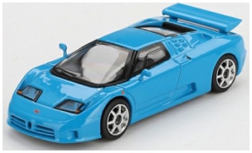 Bugatti EB110 Super Sport Blu Bugatti (LHD) 1:64 Scale MINI GT Diecast Model-MINI GT-Diecast Model Centre