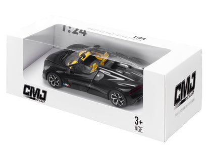 Bugatti Mistral Black 1:24 Scale CMJ - Jian Feng Juan Toys Diecast Model-CMJ - Jian Feng Juan Toys-Diecast Model Centre
