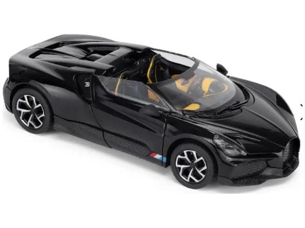 Bugatti Mistral Black 1:43 Scale CMJ Jian Feng Juan Toys Diecast Model