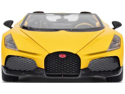 Bugatti Mistral Yellow 1:24 Scale CMJ - Jian Feng Juan Toys Diecast Model-CMJ - Jian Feng Juan Toys-Diecast Model Centre