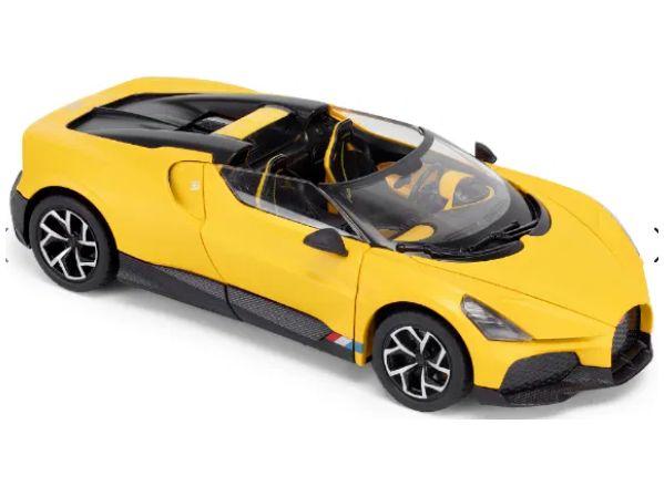 Bugatti Mistral Yellow 1:24 Scale CMJ - Jian Feng Juan Toys Diecast Model-CMJ - Jian Feng Juan Toys-Diecast Model Centre