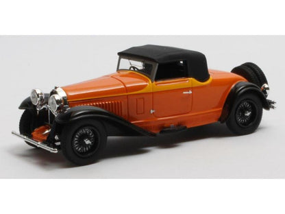 Bugatti T46 Cabrio De Villars Closed 1930 1:43 Scale Matrix Resin Model Car-Matrix-Diecast Model Centre