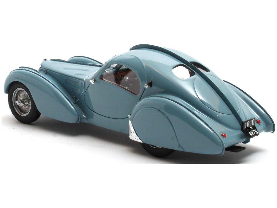 Bugatti T57S Atlantic #57473 Grey Blue 1937 1:43 Scale Matrix Resin Model Car-Matrix-Diecast Model Centre