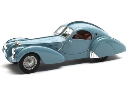 Bugatti T57S Atlantic #57473 Grey Blue 1937 1:43 Scale Matrix Resin Model Car-Matrix-Diecast Model Centre
