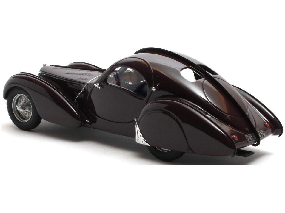 Bugatti T57S Atlantic #57473 Maroon 1937 1:43 Scale Matrix Resin Model Car-Matrix-Diecast Model Centre