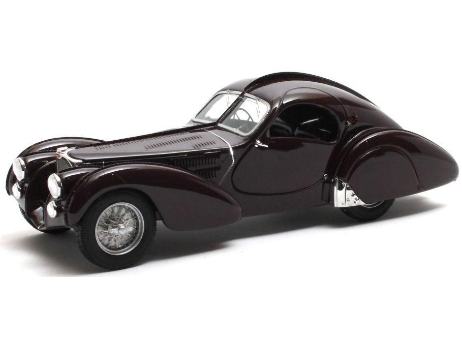 Bugatti T57S Atlantic #57473 Maroon 1937 1:43 Scale Matrix Resin Model Car-Matrix-Diecast Model Centre
