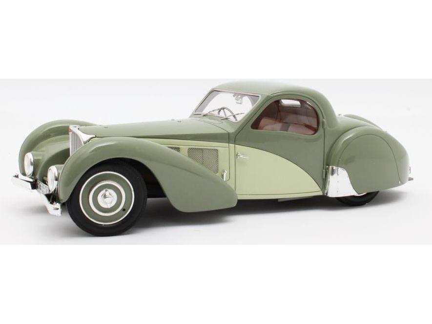 Bugatti T57SC Atalante Green 1937 1:18 Scale Matrix Resin Model Car-Matrix-Diecast Model Centre