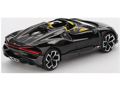 Bugatti W16 Mistral Black (LHD) Blister Packaging 1:64 Scale MINI GT Diecast Model Car-MINI GT-Diecast Model Centre