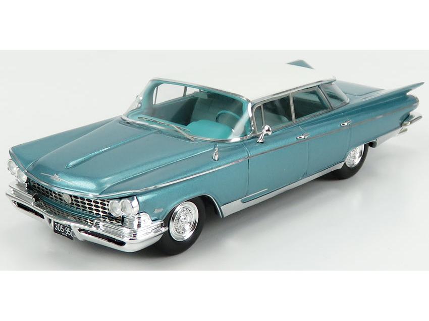 Buick Electra 225 4 Door Hard Top Blue 1959 1:43 Scale Kess Resin Model-Kess-Diecast Model Centre