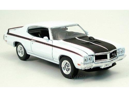 Buick GSX 1970 White 1:24 Scale Welly Diecast Model-Welly-Diecast Model Centre