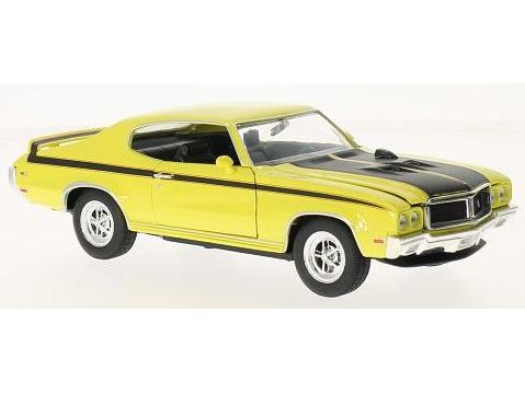 Buick GSX 1970 Yellow/Black 1:24 Scale Welly Diecast Model-Welly-Diecast Model Centre