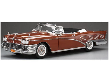 Buick Limited Riviera Open Convertible Garnet Red 1958 1:18 Scale Sun Star Diecast Model Car-Sun Star-Diecast Model Centre