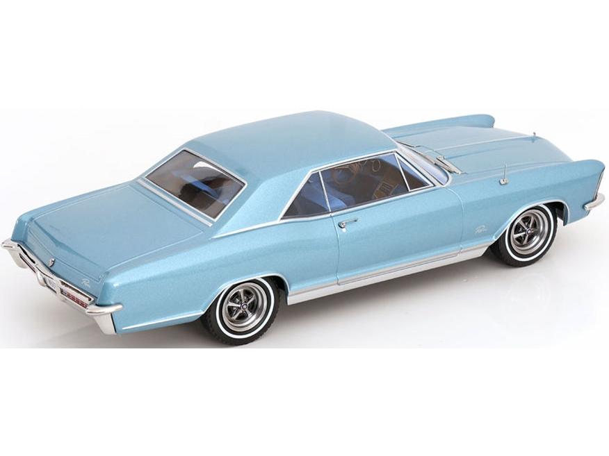 Buick Riviera 1965 Light Blue Metallic 1:18 Scale Diecast Car – KK Scale-KK Scale-Diecast Model Centre